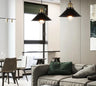 Modern Pendant Light with Iron Shade E27 — Black or Gold