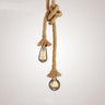 Hemp Rope Pendant Light Hand-Braided E27 40W — 1m to 3m