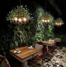 Vintage Birdcage Pendant Light Iron E27 5 Forms Black