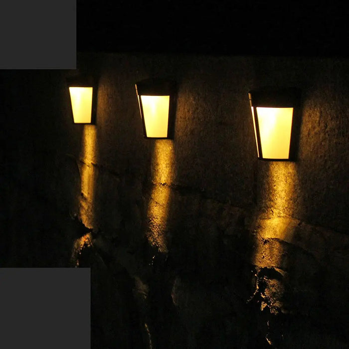 Waterproof Outdoor Solar Light Aluminium IP65 3 Colours