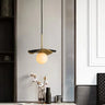 Gold Metal White Globe Pendant Light G9 Art Deco