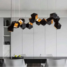 Geometric Multi-Head Pendant Light E14 — S/M/L/XL, Dimmable Option