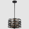 Black Concentric Rings Pendant Light E14 — S Ø32cm / M Ø50cm
