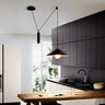 Conical Shade Pendant Light E27 Ø42cm — Black or White, 3 Colour Temperatures