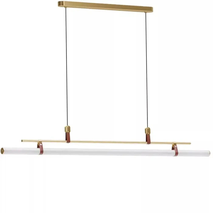 Linear LED Tube Pendant Light G4 Black Gold S M L