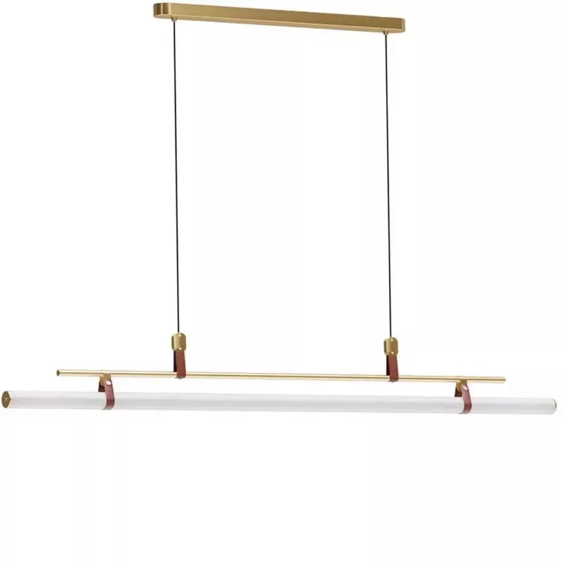 Linear LED Tube Pendant Light G4 Black Gold S M L